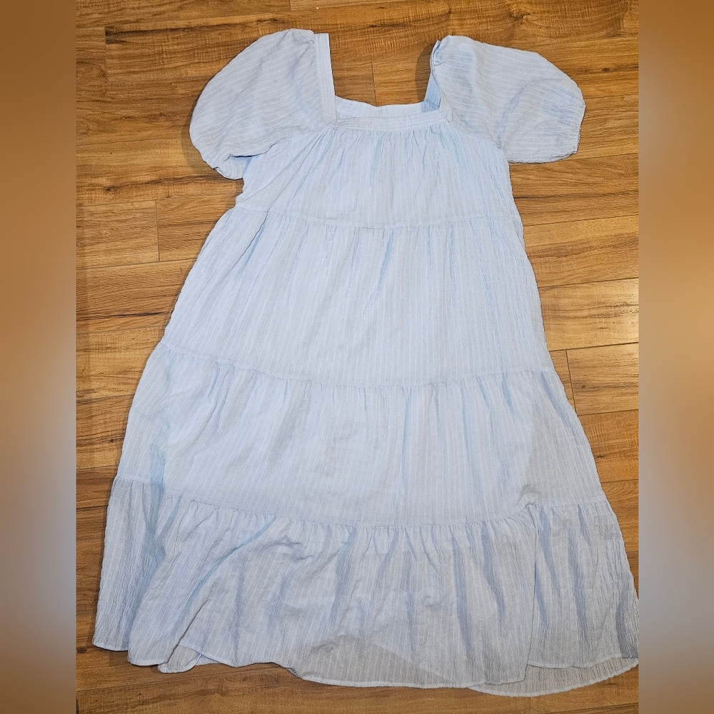 Cotton Bleu Medium Light Blue Dress